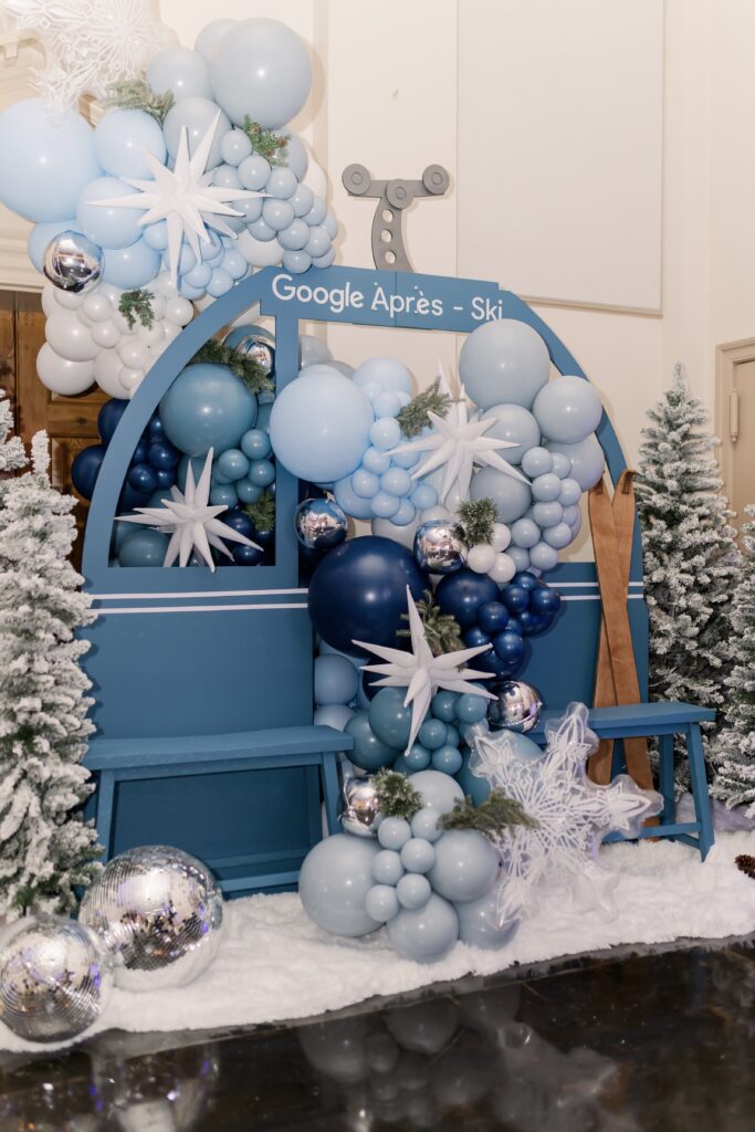 Corporate Event photo-op background holiday events