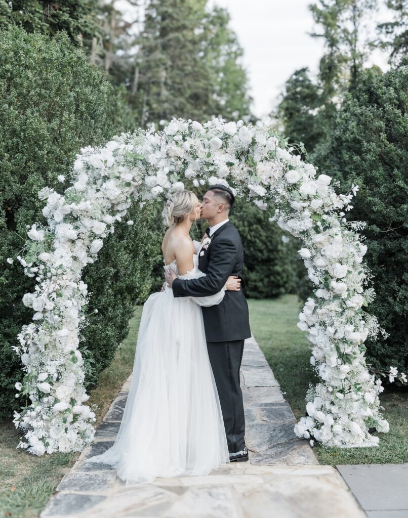 Luxury Custom Wedding Florals Wedding Flower Arch DMV Area
